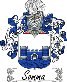 Araldica Italiana Coat of arms used by the Italian family Somma