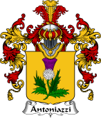 Italian Family Coat of Arms (v.25b) Antoniazzi