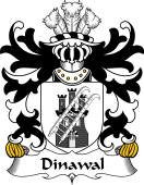 Welsh Coat of Arms for Dinawal (Descended from Tydwal Gloff)