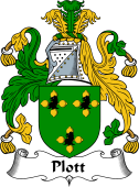 English Coat of Arms for the family Plott