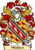English or Welsh Family Coat of Arms (v.23) for Walden
