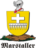 German shield on a mount for Marstaller