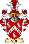 English Coat of Arms (v.23) for the family Child