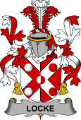 Irish Coat of Arms for Locke