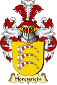 v.23 Coat of Family Arms from Germany for Horenstein