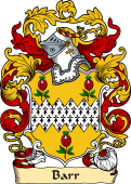 English or Welsh Family Coat of Arms (v.23) for Barr