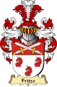 v.23 Coat of Family Arms from Germany for Fritze