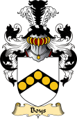 English Coat of Arms (v.23) for the family Boys