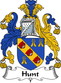 Irish Coat of Arms for Hunt