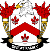 Coat of arms used by the Sweat family in the United States of America