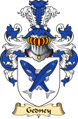 English Coat of Arms (v.23) for the family Gedney or Gidney