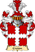 French Family Coat of Arms (v.23) for Creton