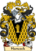 English or Welsh Family Coat of Arms (v.23) for Hancock
