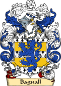 English or Welsh Family Coat of Arms (v.23) for Bagnall