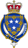 British Garter Coat of Arms for Murray (Scotland)