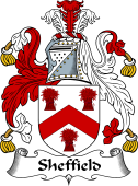 English Coat of Arms for the family Sheffield