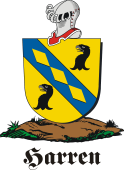 German shield on a mount for Harren
