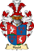 v.23 Coat of Family Arms from Germany for Hoedl