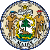 US State Seal for Maine 1820