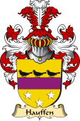 v.23 Coat of Family Arms from Germany for Hauffen
