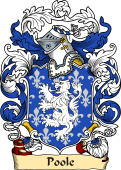 English or Welsh Family Coat of Arms (v.23) for Poole