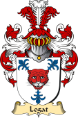 v.23 Coat of Family Arms from Germany for Legat