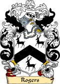 English or Welsh Family Coat of Arms (v.23) for Rogers
