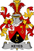 Irish Coat of Arms for Keyes