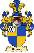 English Coat of Arms (v.23) for the family Reynes