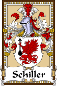 German Coat of Arms Wappen Bookplate  for Schiller