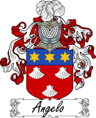 Araldica Italiana Coat of arms used by the Italian family Angelo