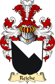 v.23 Coat of Family Arms from Germany for Reiche