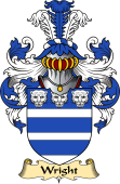 English Coat of Arms (v.23) for the family Wright
