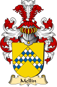v.23 Coat of Family Arms from Germany for Mellin