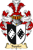 v.23 Coat of Family Arms from Germany for Toppler
