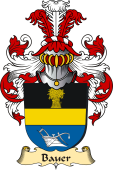 v.23 Coat of Family Arms from Germany for Bauer