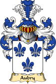 French Family Coat of Arms (v.23) for Aubry