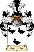 French Family Coat of Arms (v.23) for Couturier
