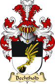 v.23 Coat of Family Arms from Germany for Bechthold