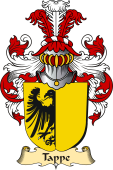 v.23 Coat of Family Arms from Germany for Tappe