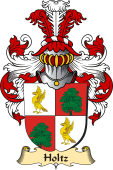 v.23 Coat of Family Arms from Germany for Holtz