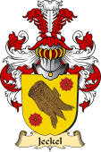 v.23 Coat of Family Arms from Germany for Jeckel