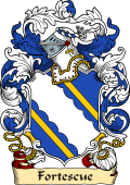 English or Welsh Family Coat of Arms (v.23) for Fortescue (Preston, Lancashire, and of Bucks)