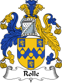English Coat of Arms for the family Rolle