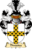 English Coat of Arms (v.23) for the family Thwaites