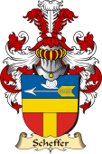 v.23 Coat of Family Arms from Germany for Scheffer