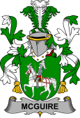 Irish Coat of Arms for McGuire and Maguire