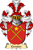 v.23 Coat of Family Arms from Germany for Gerster