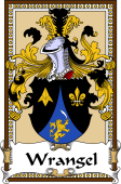German Coat of Arms Wappen Bookplate  for Wrangel