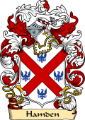English or Welsh Family Coat of Arms (v.23) for Hamden (or Hampden Bucks)